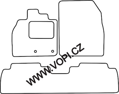 Autokoberce Renault Senic 06/2009 -  Colorfit (3870)